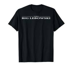 The Big Lebowski All White Simple Movie Logo T-Shirt von The Big Lebowski
