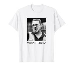 The Big Lebowski Walter Mark It Zero Black And White Poster T-Shirt von The Big Lebowski