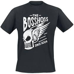 The BossHoss Flying Skull Shirt Unisex T-Shirt schwarz L von The BossHoss