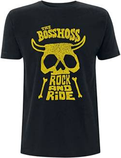 The BossHoss Rock n' Ride Shirt Unisex T-Shirt schwarz M von The BossHoss