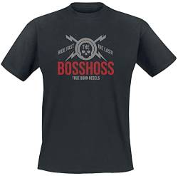 The BossHoss True Born Rebels Shirt Unisex T-Shirt schwarz M von The BossHoss