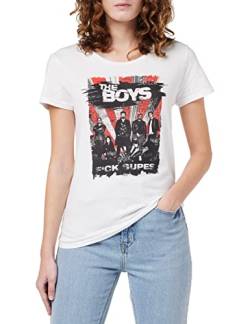 The Boys Damen Wotboysts006 T-Shirt, weiß, Small von The Boys