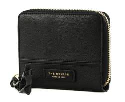 The Bridge Zip Around Wallet Nero ABB. ORO von The Bridge