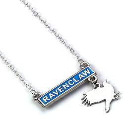 Harry Potter Offizielle Ravenclaw Bar Halskette, M, Zink von The Carat Shop