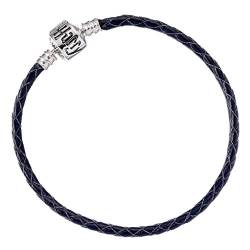 Harry Potter Offizielle Schwarzes Lederarmband für Schwebercharme - 18 cm klein von The Carat Shop