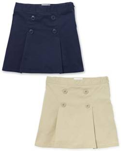 The Children's Place Girls' Uniform Button Skort 2-Pack Tidal 16 von The Children's Place