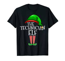 The Technician Elf Family Matching Group Christmas Gift Tech T-Shirt von The Christmas Elf Family Holiday Gift Apparel