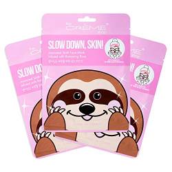 The Crème Shop Korean Skin Care Animal Face Mask Sheet 3 Pack (Sloth) von The Crème Shop