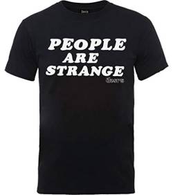 The Doors 'People Are Strange' (Black) T-Shirt (Large) von The Doors