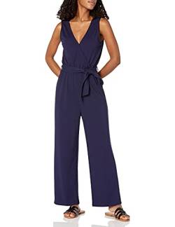 The Drop Ärmelloser Wickel Caralynmirand Jumpsuits, Marineblau, XXS von The Drop