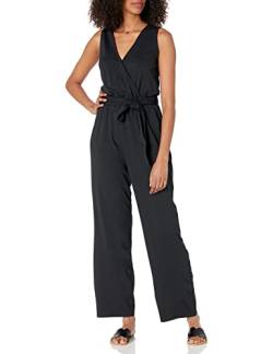 The Drop Ärmelloser Wickel Caralynmirand Jumpsuits, Schwarz, XL von The Drop