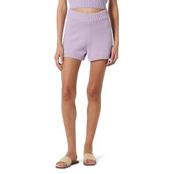 The Drop Damen Adrienne Strick-Shorts zum Hineinschlüpfen, Digitaler Lavendel, 3XL Große Größen von The Drop