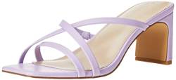 The Drop Damen Amelie Riemchensandalen mit Absatz und Karree-zehenpartie, Lavendel, 39.5 von The Drop