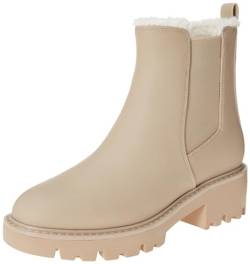 The Drop Damen Campbell Sherpa Chelsea Boot, Taupe, 38 EU von The Drop