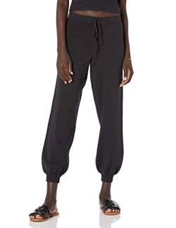 The Drop Damen Maddie superweiche Strick-Jogginghose mit lockerer Passform, Schwarz, XS von The Drop