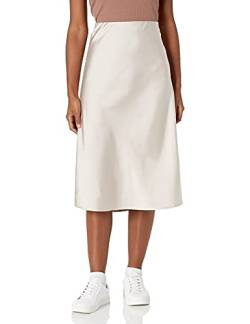 The Drop Damen Maya Rock, seidiger Slip-Skirt-Stil, Silber, XXS von The Drop