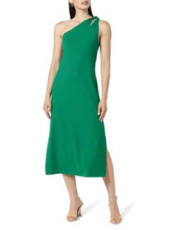 The Drop Damen Mickey Loose-fit One-shoulder Cutout Rib Knit Maxi Dress, Ultramaringrün, L von The Drop