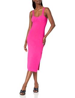 The Drop Midi-Pulloverkleid für Damen, Sylvia, Rosa (Hot Pink), S von The Drop