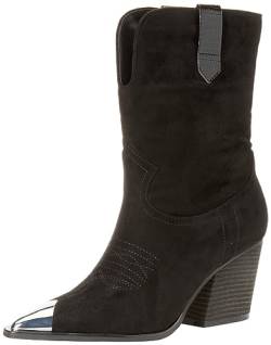 The Drop Women's Cowboystiefel Sandra mit Absatz, Schwarz, 38 von The Drop