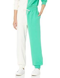 The Drop Women's Liv Colorblock Sweatpant, Jade, M von The Drop