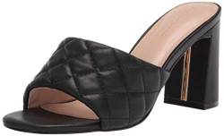 The Drop Women's Pattie High Block Heeled Mule Sandal, 11, Quilted Black von The Drop