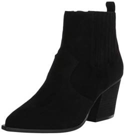 The Drop Women's Sia Pointed Toe Western Ankle Boot, Black, 9.5 von The Drop