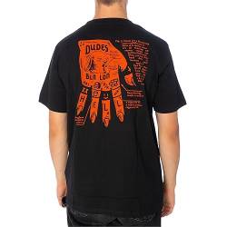 The Dudes Dead Hand T-Shirt Herren Shirt schwarz, L von The Dudes