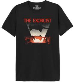 The Exorcist Herren Uxexormts001 T-Shirt, Schwarz, XS von The Exorcist
