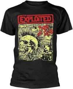 The Exploited Herren T-Shirt schwarz schwarz Small Gr. M, schwarz von The Exploited
