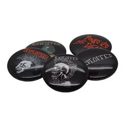 The Exploited Punks NOT Dead Button Badge Pack von The Exploited