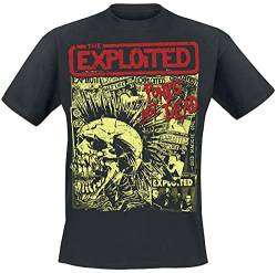 The Exploited Punks Not Dead Männer T-Shirt schwarz M 100% Baumwolle Band-Merch, Bands von The Exploited