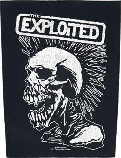 The Exploited Vintage Skull Backpatch Mehrfarbig von The Exploited
