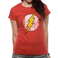 The Flash T-Shirt The Flash Damen T-Shirt Rot L XL XXL DC-Comics von The Flash