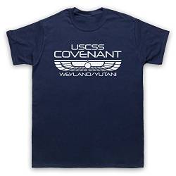Alien Covenant USCSS Covenant Herren T-Shirt, Ultramarinblau, XL von The Guns Of Brixton