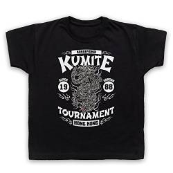 Bloodsport Kumite 1988 Black Dragon Tournament Kinder T-Shirt, Schwarz, 7-8 Jahren von The Guns Of Brixton
