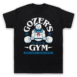 Ghostbusters Gozer's Gym Get Puft Stay Puft Herren T-Shirt, Schwarz, XL von The Guns Of Brixton