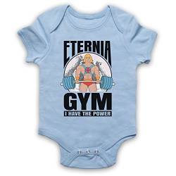 He-Man Eternia Gym I Have The Power Babystrampler, Hellblau, 18-24 Monate von The Guns Of Brixton