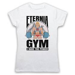 He-Man Eternia Gym I Have The Power Damen T-Shirt, Weis, XL von The Guns Of Brixton