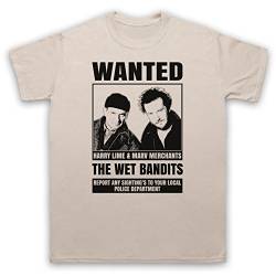 Home Alone The Wet Bandits Wanted Poster Herren T-Shirt, Beige, XL von The Guns Of Brixton