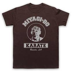 Karate Kid Mr Miyagi Herren T-Shirt, Braun, XL von The Guns Of Brixton