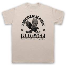 Over The Top Lincoln Hawk Haulage Sylvester Stallone Herren T-Shirt, Beige, 2XL von The Guns Of Brixton
