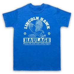 Over The Top Lincoln Hawk Haulage Sylvester Stallone Herren T-Shirt, Blau, 3XL von The Guns Of Brixton