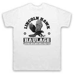 Over The Top Lincoln Hawk Haulage Sylvester Stallone Herren T-Shirt, Weis, Large von The Guns Of Brixton