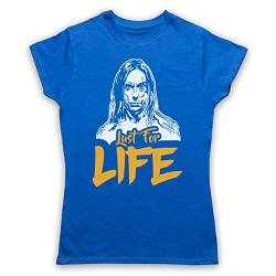 The Guns Of Brixton Iggy Pop Lust for Life Damen T-Shirt, Blau, Medium von The Guns Of Brixton