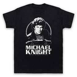 The Guns Of Brixton Knight Rider Michael Knight Tribute Herren T-Shirt, Schwarz, Large von The Guns Of Brixton
