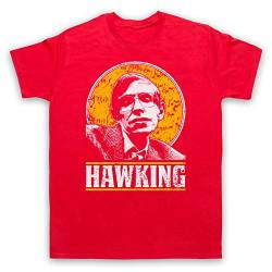 The Guns Of Brixton Stephen Hawking Theoretical Physicist Tribute Herren T-Shirt, Rot, Large von The Guns Of Brixton