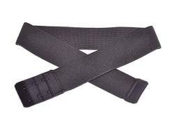 The InfinityBelt Dehnbarer, elastischer Damen-Gürtel ohne Schnalle, schwarz, Large von The InfinityBelt