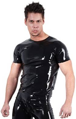 The Latex Collection Herren 29100201721 Businesshemd, Schwarz (Nero 001), L EU von The Latex Collection