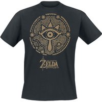 The Legend Of Zelda - Gaming T-Shirt - Emblem - S bis XXL - für Männer - Größe S - schwarz von The Legend Of Zelda