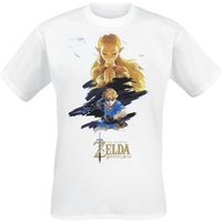 The Legend Of Zelda - Gaming T-Shirt - Poster - XXL - für Männer - Größe XXL - weiß von The Legend Of Zelda